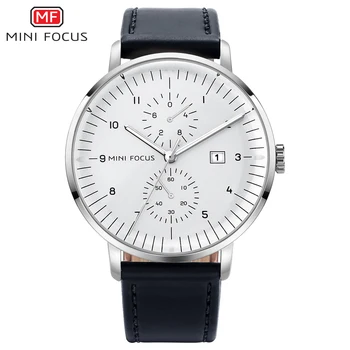 Fashion Slim Leather Strap Watches Luxury Quartz Watch Quartz Men Watch