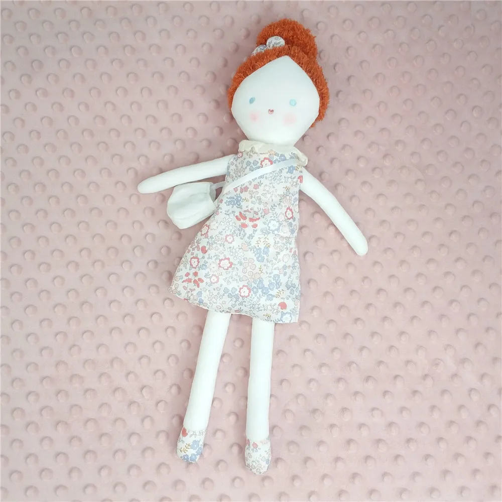 New Lovely Baby Girl Plush Doll Soft Toy Wearing Beauty Dress Plush ...