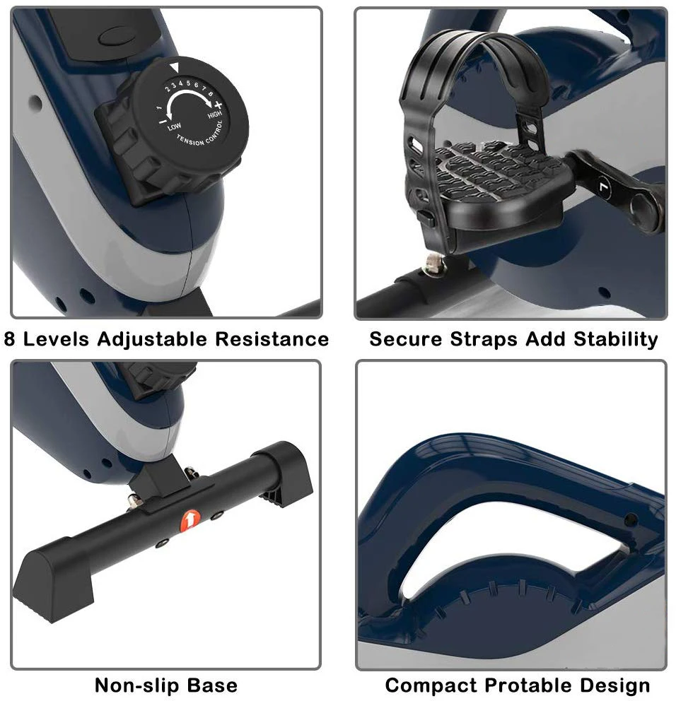 
 Мини-велотренажер магнитный мини цикла для езды на велосипеде, который поможет избавиться от домашнего офиса под столом велосипед с ЖК-дисплеем для ног и рук  
