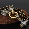 Tête de loup doré + pendentif doré