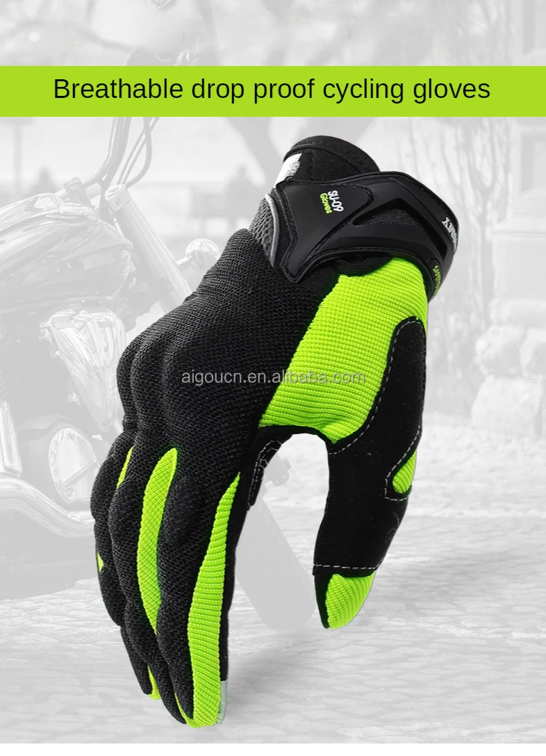Made In China Motorcycle Gloves Antifall Antiskid Summer Breathable