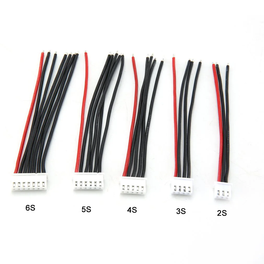 JST-XH 2.54mm Connector 2S 3S 4S 5S 6S 7Pin 150mm 200mm 22AWG Balance ...