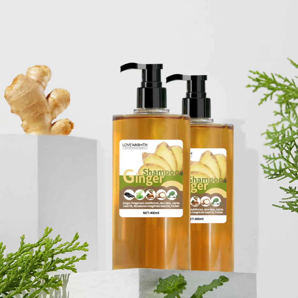 Натуральный имбирный шампунь для роста волос