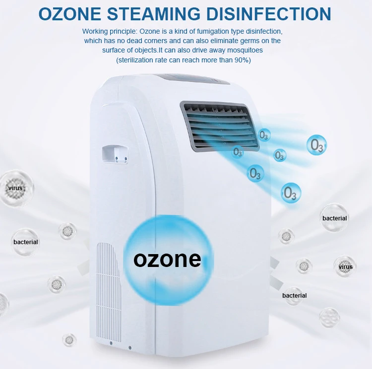 portable ozone generator air cleaner disinfection