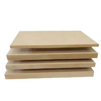 Hot selling Custom size medium density fibreboard 18mm raw mdf board plain mdf panel for furniture