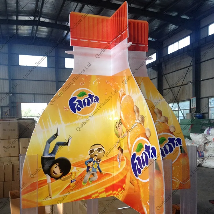 Plastic Foldable Wine Bottle Beverage Display Rack Drink Display Rack
