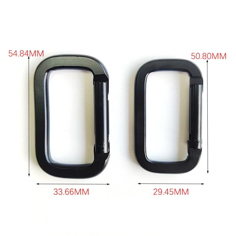 Oem стиральная машина с черным алюминиевого сплава морской из нержавеющей стали для тяжелых условий эксплуатации маленькие стальные квадратные прямоугольник Крюк карабина