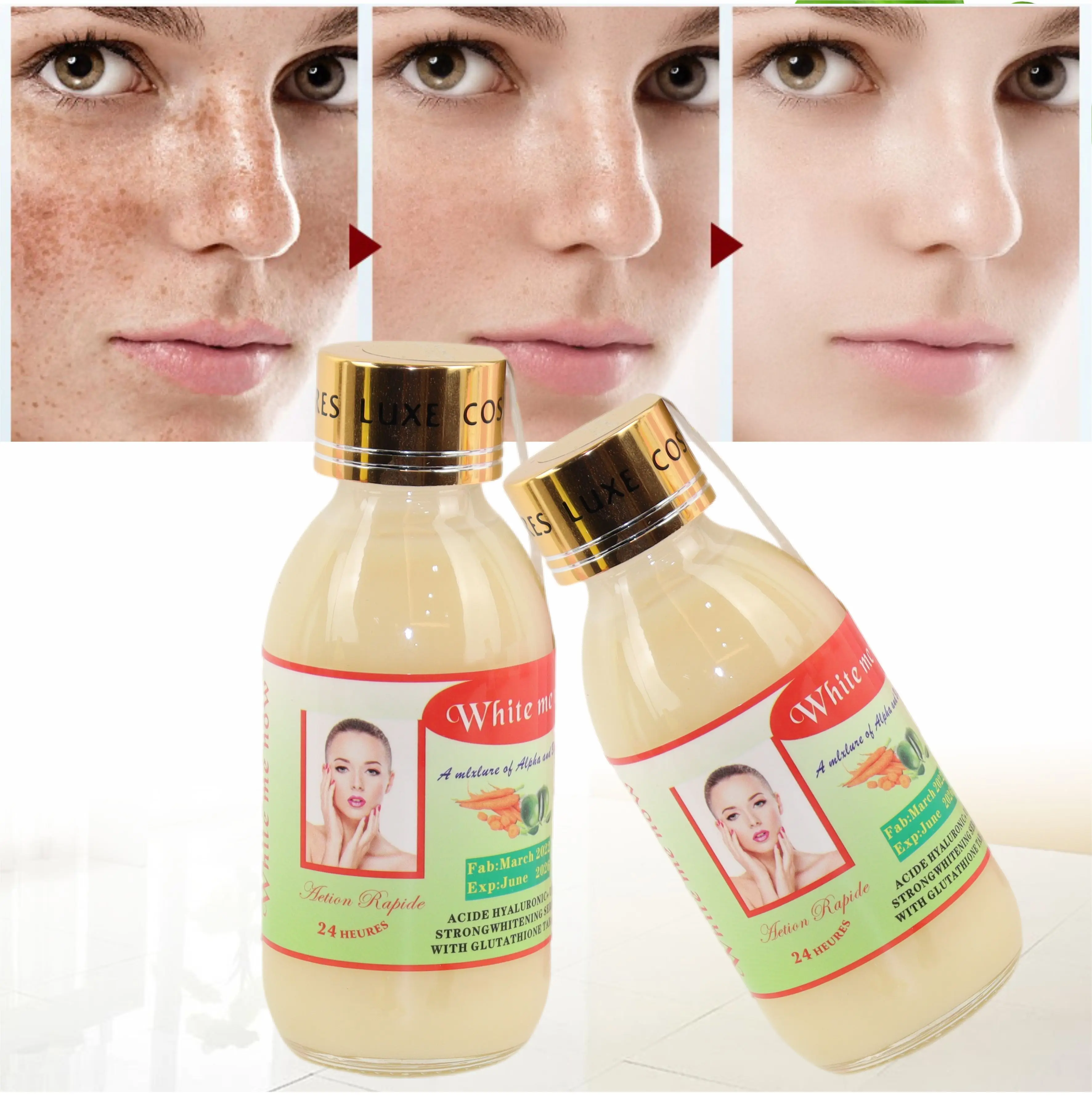 Alibaba.com: OEM 120ml-068 Strong Whitening Serum with Glutathione and Hyaluronic Acid, nourishes and revitalizes skin while reducing wrinkles. Explore bulk purchasing options for your business. Alibaba.com: OEM 120ml-068 Strong Whitening Serum with Glutathione and Hyaluronic Acid, nourishes and revitalizes skin while reducing wrinkles. Explore bulk purchasing options for your business.