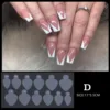 Molde para uñas estilo D