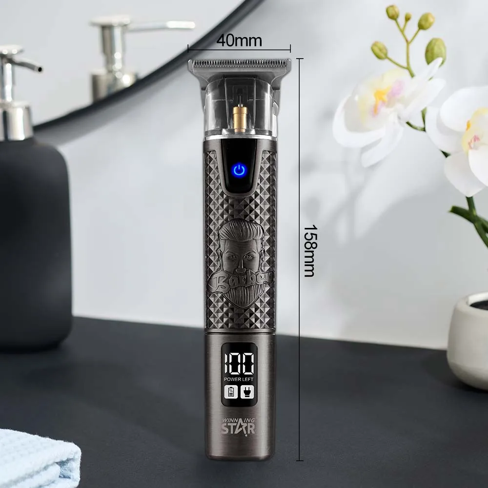 Tondeuse  cheveux rechargeable WINNING STAR ST-5622, nouvelle arrive,  1200 mA, 3 W, avec lame et cran LCD| Alibaba.com