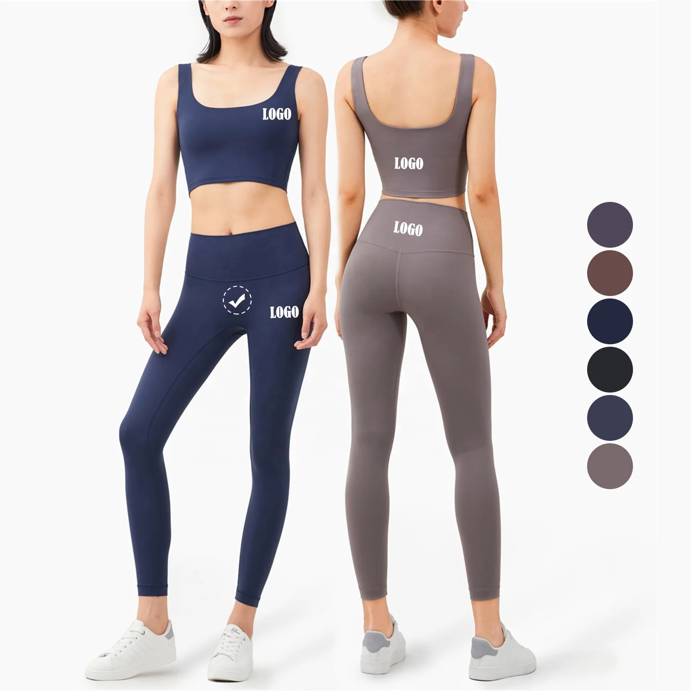 Rts Naked Feeling Tank Top Bra No Camel Toe Leggings Gym Fitness Women Yoga  Set - Buy Yoga Set, yoga Sets Fitness Women, gym Fitness Set Product on  Alibaba.com