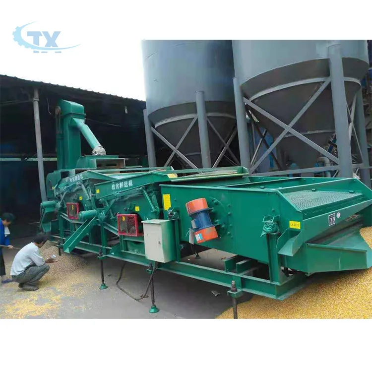 Soybean Seed Grain Cleaner Grader Selecting Machine Grain Cleaning and Grading Machine