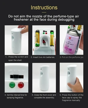 Freshmatic Profumatore per Ambienti, 2 Ricariche Spray Automatico, Fragranza Lav