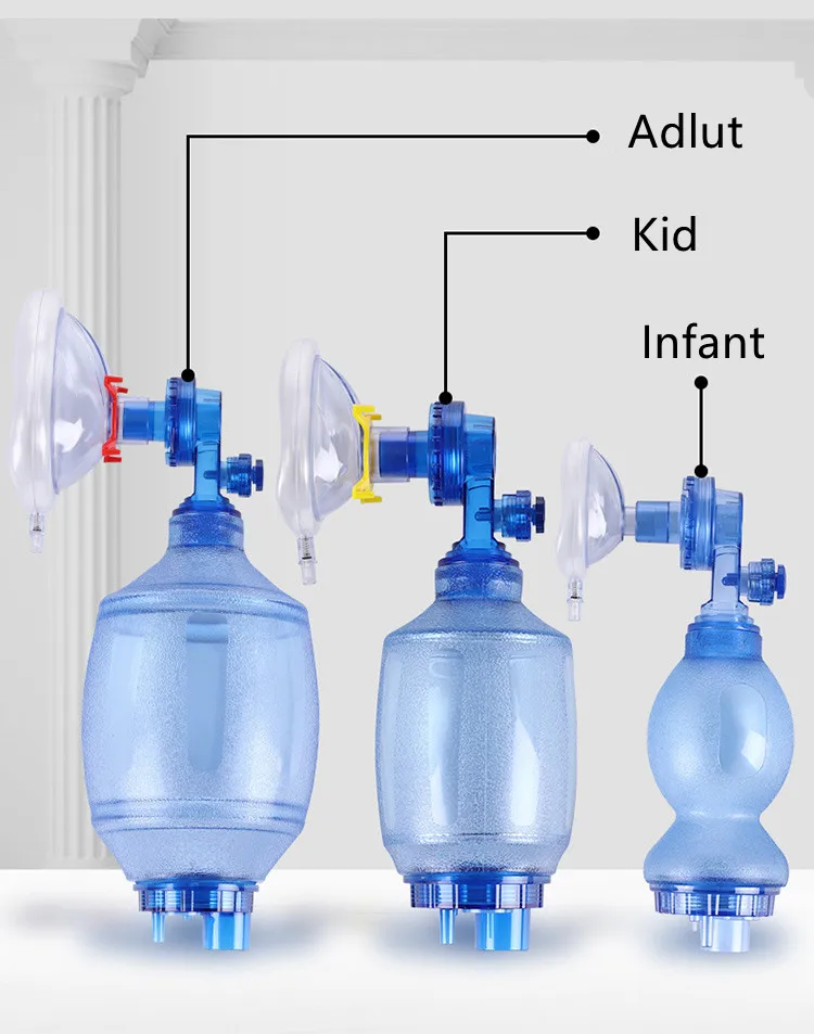 Simple Physician's Artificial Resuscitator - Emergency Breathing Balloon