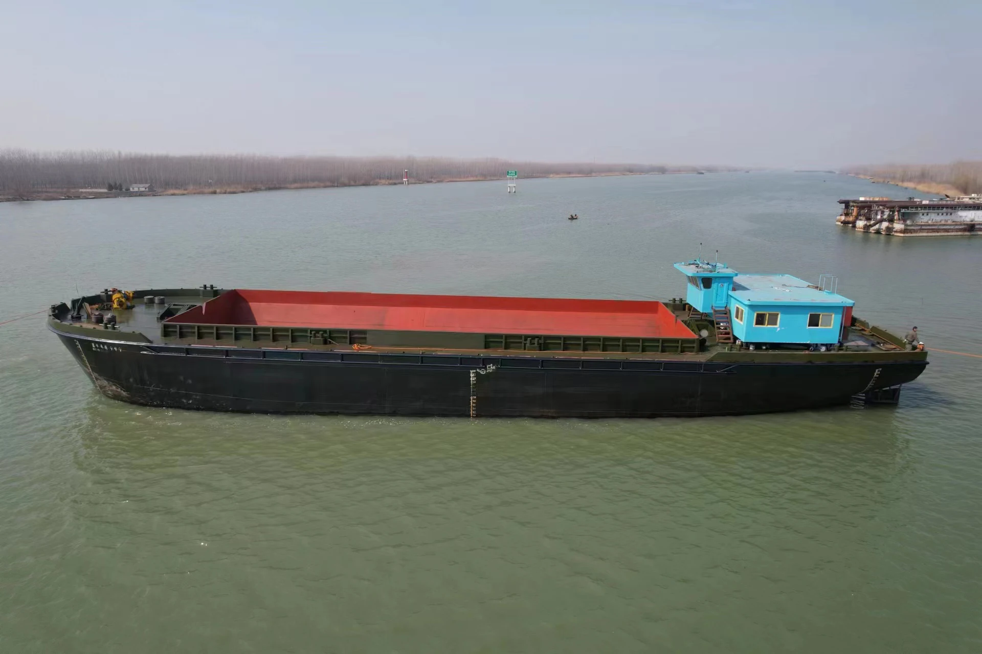 Split Bottom Mud Hopper Barge for Dredging Project