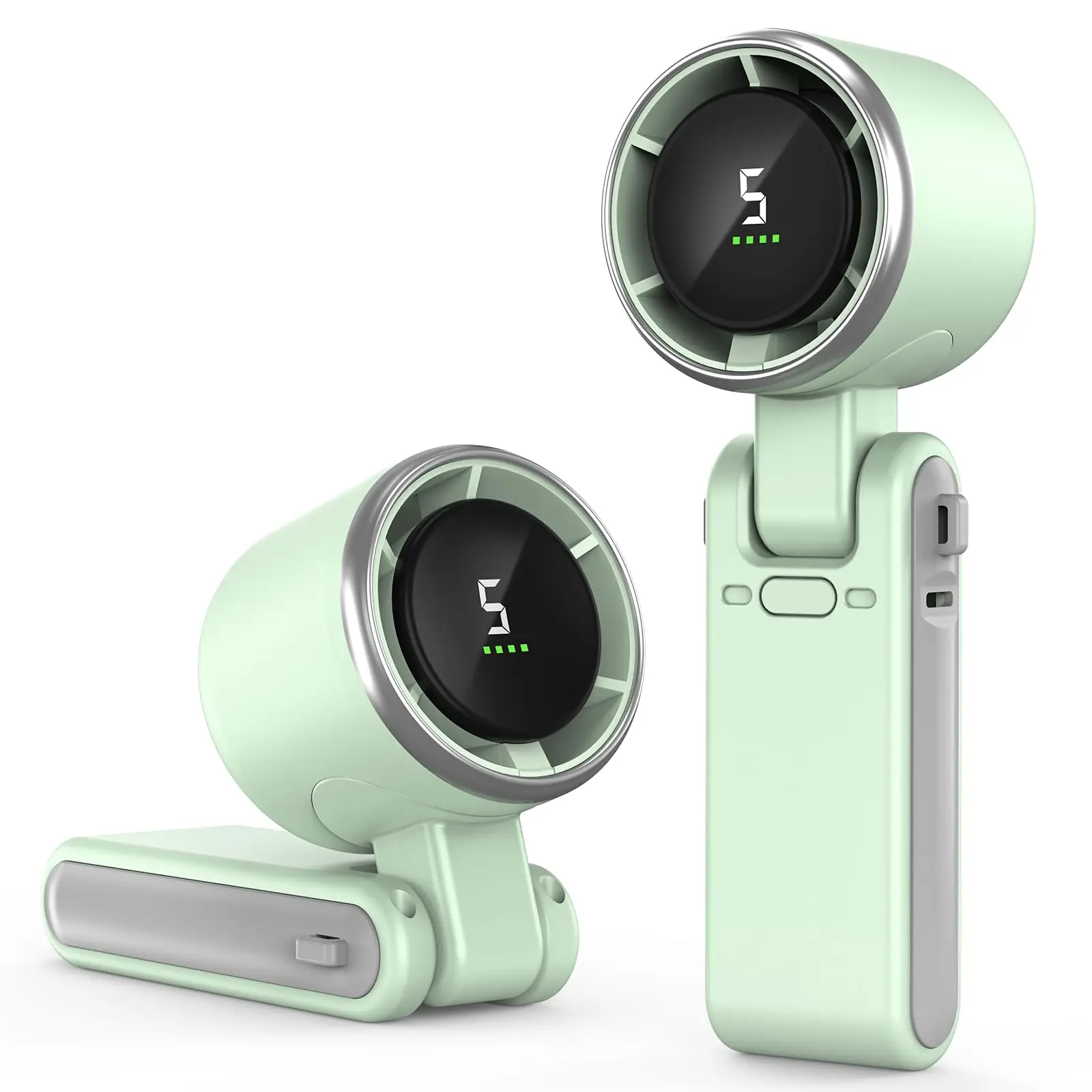 Mini Handheld Cooling Fan, Portable, LED - detail 2