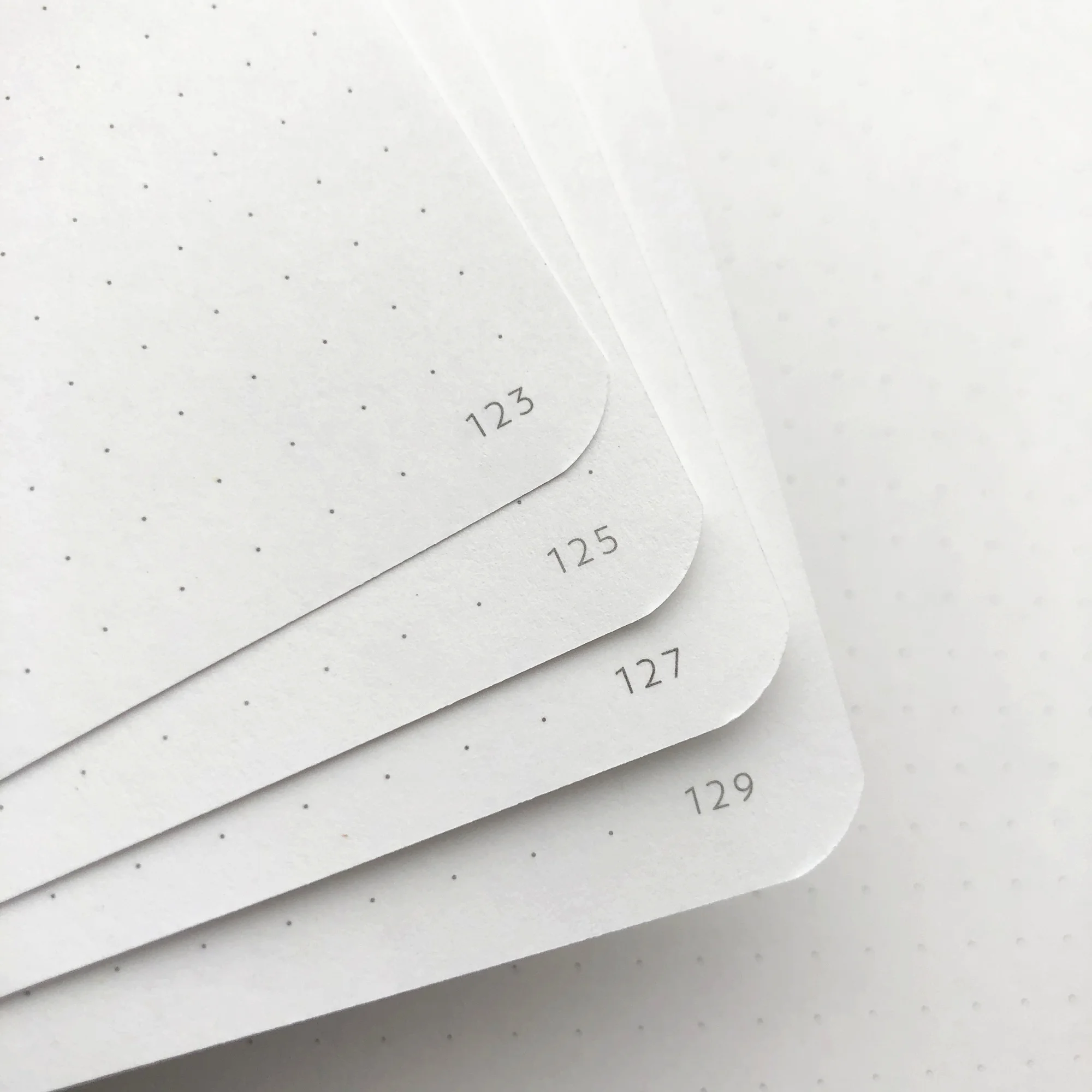 Dot Grid Journal Dotted Drawing SKetchbook 160gsm Paper With Numbered Page Artist Journal No Bleed