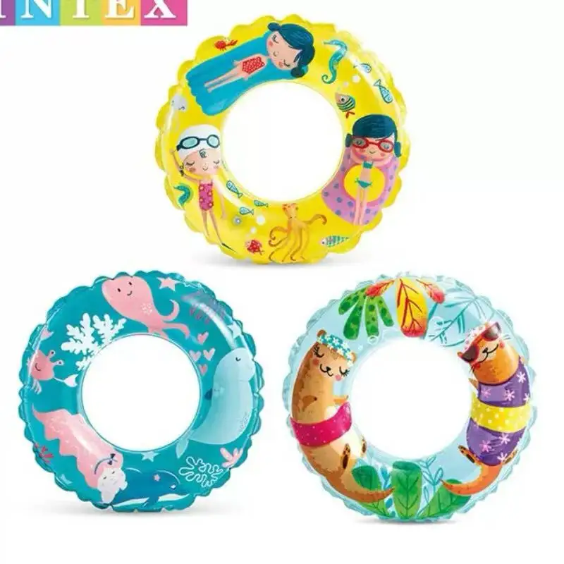 Factory Wholesale PVC Outdoor Swimming Cartoon Animation Thickened Children Inflatable Waterproof Durable Foldable Eco-Friendly