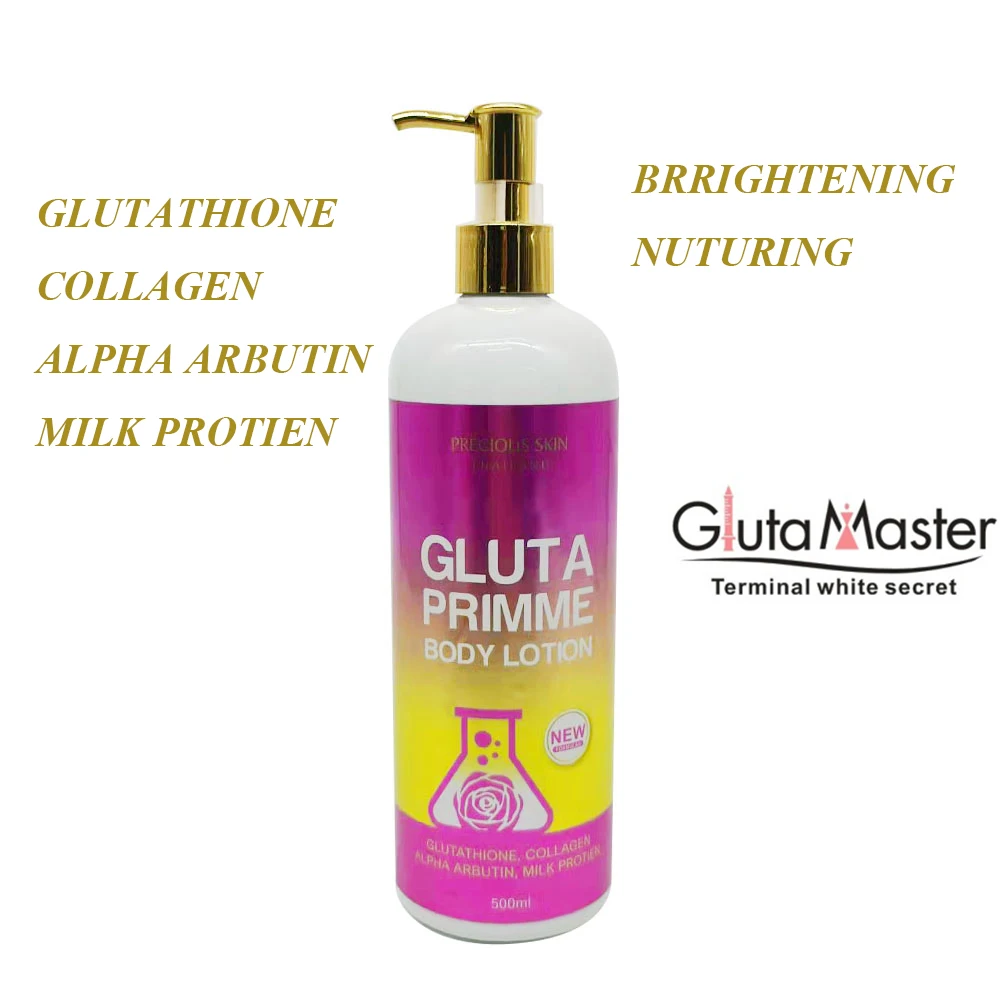 Private Label Skincare Gluta Primme Body Lotion Whitening Brightening Skin Care Face Beauty Products Secret Vc Body Lotion