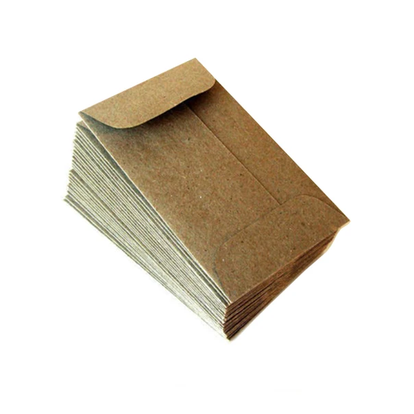 Long Slim Chopstick Fork Spoon Packaging Custom Kraft Envelope Box