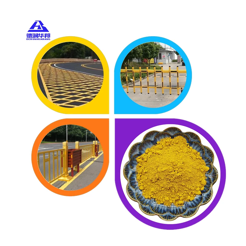 High Temperature Resistant Chrome Yellow Excellent Light Heat Water Acid Resistance and Alkali Resistance
