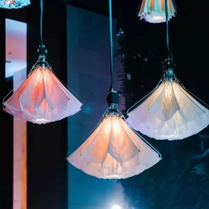 ECOJAS Operand Flower Lighting for Shopping Mall Wedding Hotel Villa Ambient Art Installation Chandelier