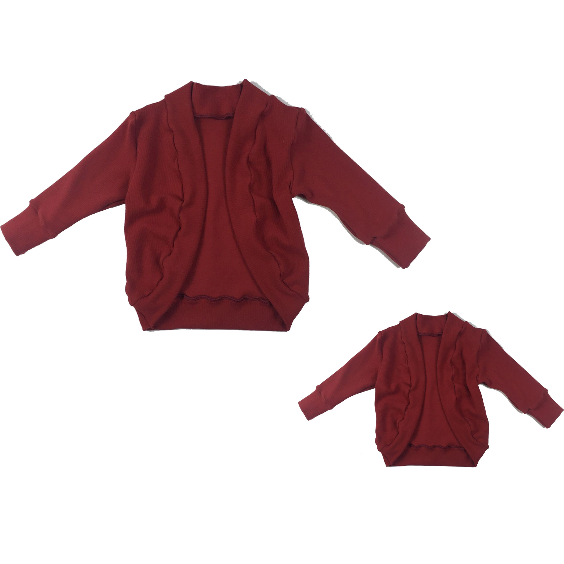 
 Семейная одежда LZ 2020, Осенний хлопковый кардиган в рубчик для младенцев, эксклюзивное пальто для малышей, женская и детская кукла для сестры  