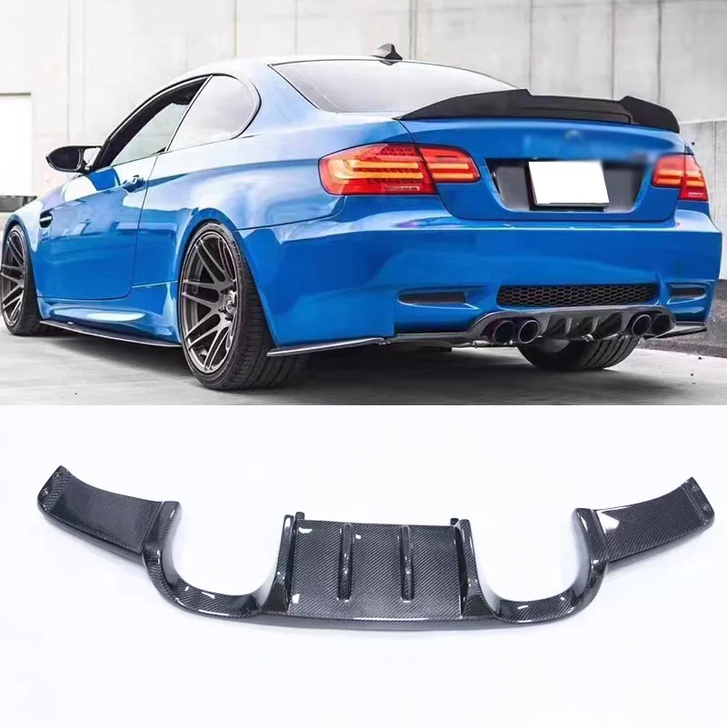 Factory Customize Car Carbon Fiber Rear Diffuser Lip For Bmw M3 E90 E92 E93