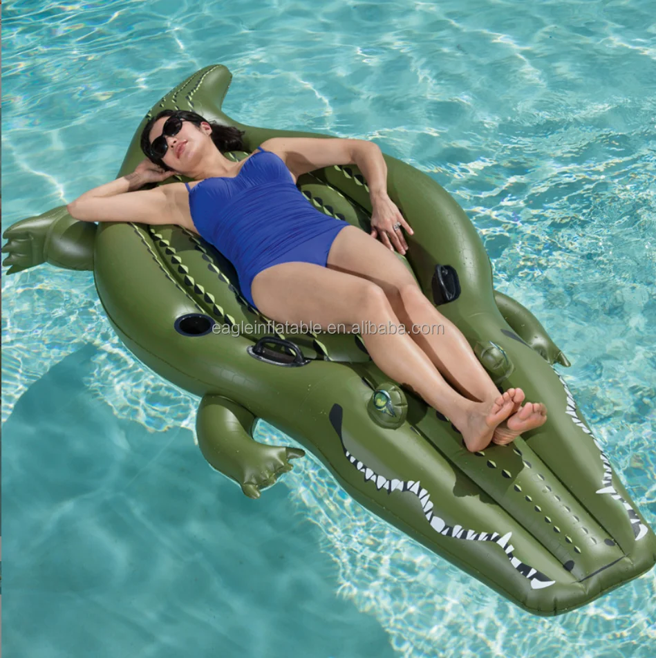 Inflatable Crocodile Pool Floats 