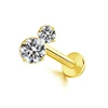 2 stones gold