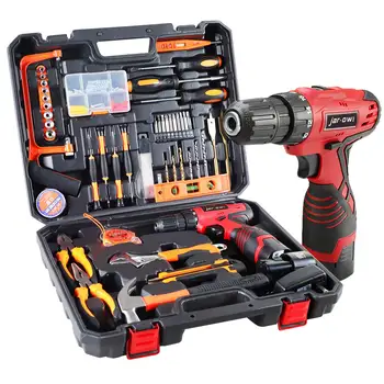 108 Piece Power Tool Combo Kits Cordless Drill Power Tool Set for Professional Garden Office Home Repair Maintain