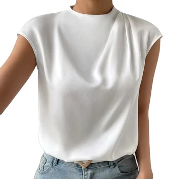 Europe and America Summer new style classy Woven fashion elegant top