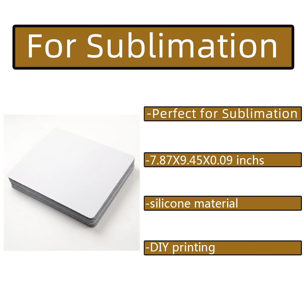 Sublimation Mouse Pad Blanks Custom Size Logo Transfer Heat Press