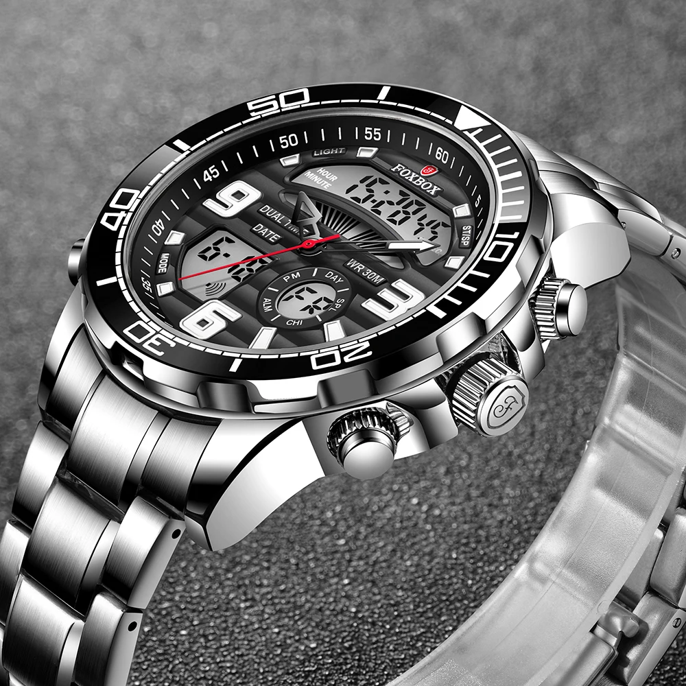 Fotty Orologi ilitari Uoo da Uoo Analogico e Digitale, Sportivo