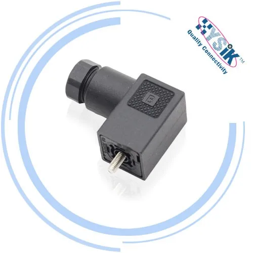Din43650 Type C 4 Pin Pressure Sensors Valve Connector