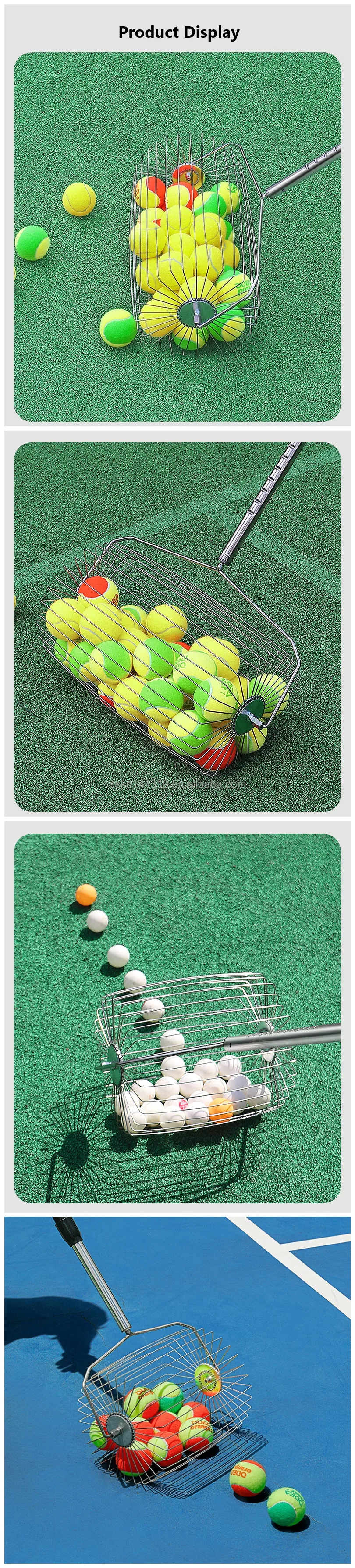 Automatically Baseball Softball Ball Collector Professional Receiver Pick Up Training Equipment Multiball Picker details