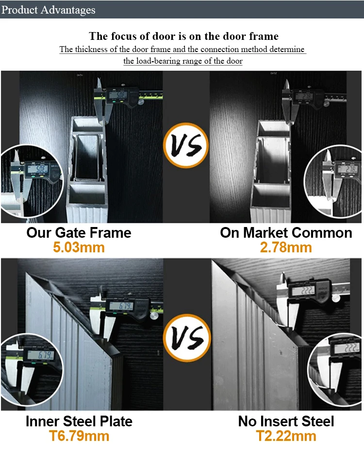Modern Aluminium Louver Bifold Gate for Villas - Customizable Auto ...