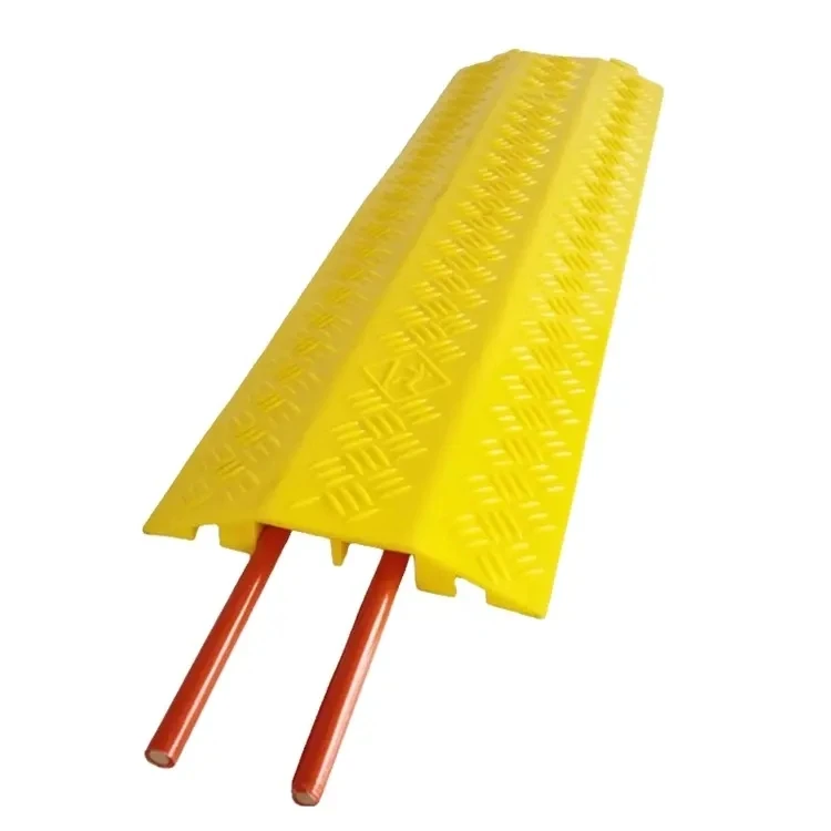 Оптовая продажа легкий прочный полиуретановый пластиковый пол для офиса 2-канальный кабельный пандус проволочный шнур