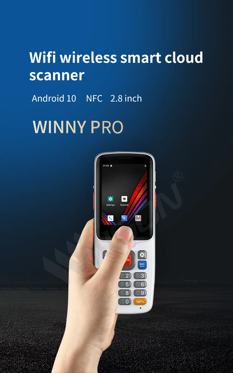 Inventory Handheld Rugged mobile phones Barcode pda Hand Held Data Collector data Terminal NFC Rfid Android 11 Scanner Pda