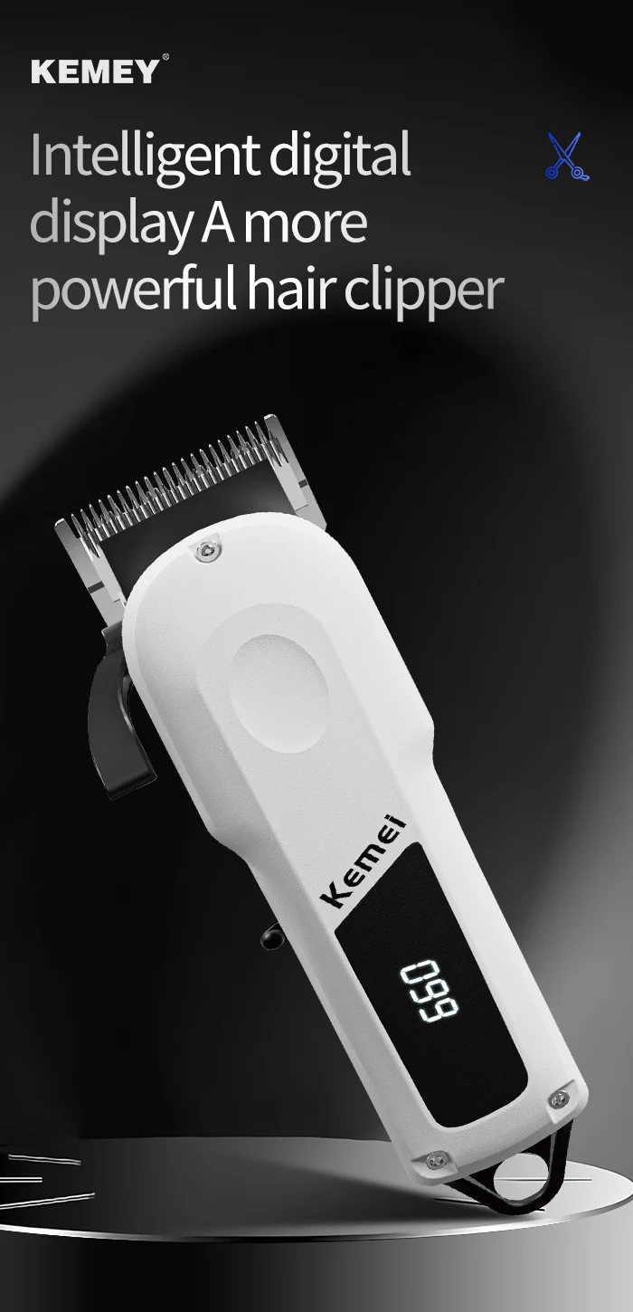 Kemei KM-807 Professional Hair Clipper and Beard Trimmer description image