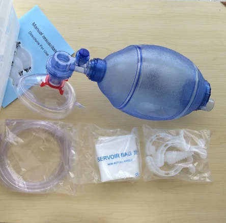 Artificial Resuscitator PVC Respiratory Emergency Resuscitation Balloon Simple Breathing Apparatus