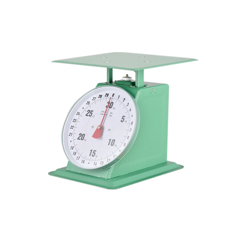 Customize logo Spring Scale Double Display Dial 30kg Stainless Steel Spring Scale