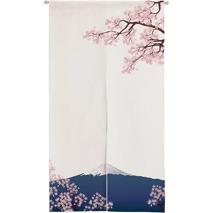 Promotional Wholesales Sublimation Printing Custom Design Any Size High Quality Japanese Noren Door Curtain for Hotel Restaurant
