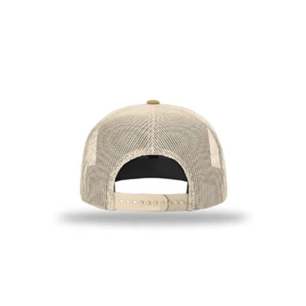 Nice Quality Blank Mesh 6 Panel Cotton Flat Brim Custom Patch Logo Trucker Cap Snapback Baseball Sports Hat Two Tone