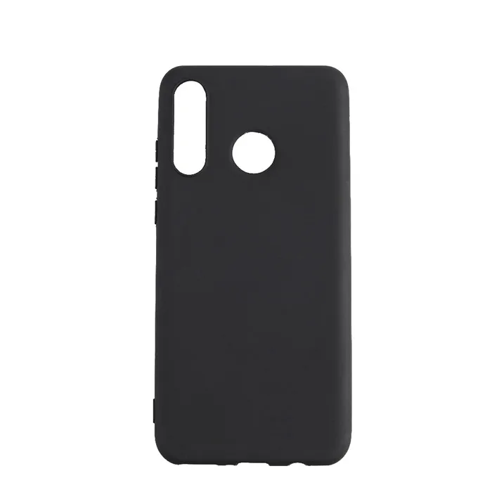 Матовый Мягкий ТПУ профиль чехол для телефона lite Черный силиконовый резиновый чехол для huawei p30