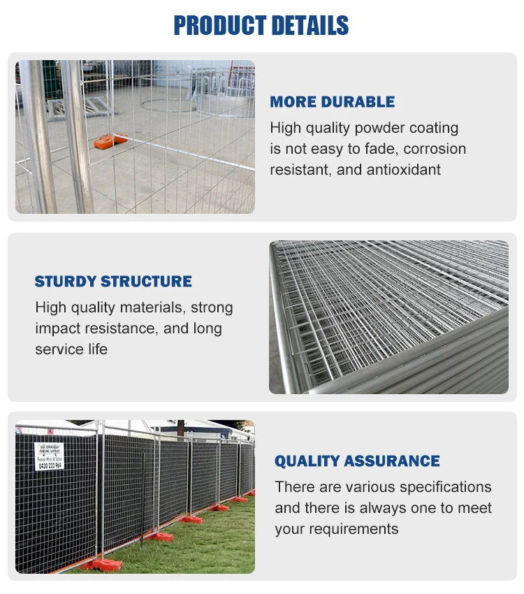 3.5m X 2m Hot Dip Galvanized Temporary Heras Fencing - Buy Temporary ...