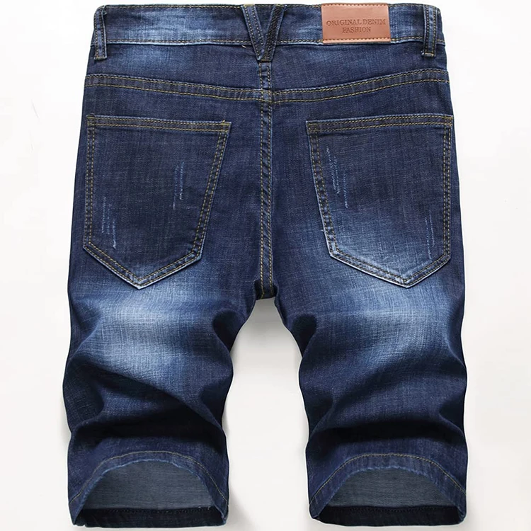 Factory Direct Sale Men's Classic Ripped Pants Jeans Custom Plus Size Comfortable High Quality Men's Denim Shorts gallery 3