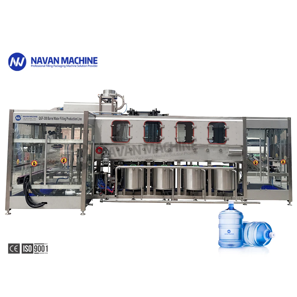 5 Gallon 20 Liters Liquid Mineral Purified Drink Soft Water Automatic Bottling Filling Machine