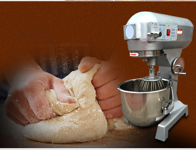 HR-30 Egg Milk Blender and Mixer Commercial Dough Mixer Stainless Steel Planetary Mixer Bowl 30l - Image 6