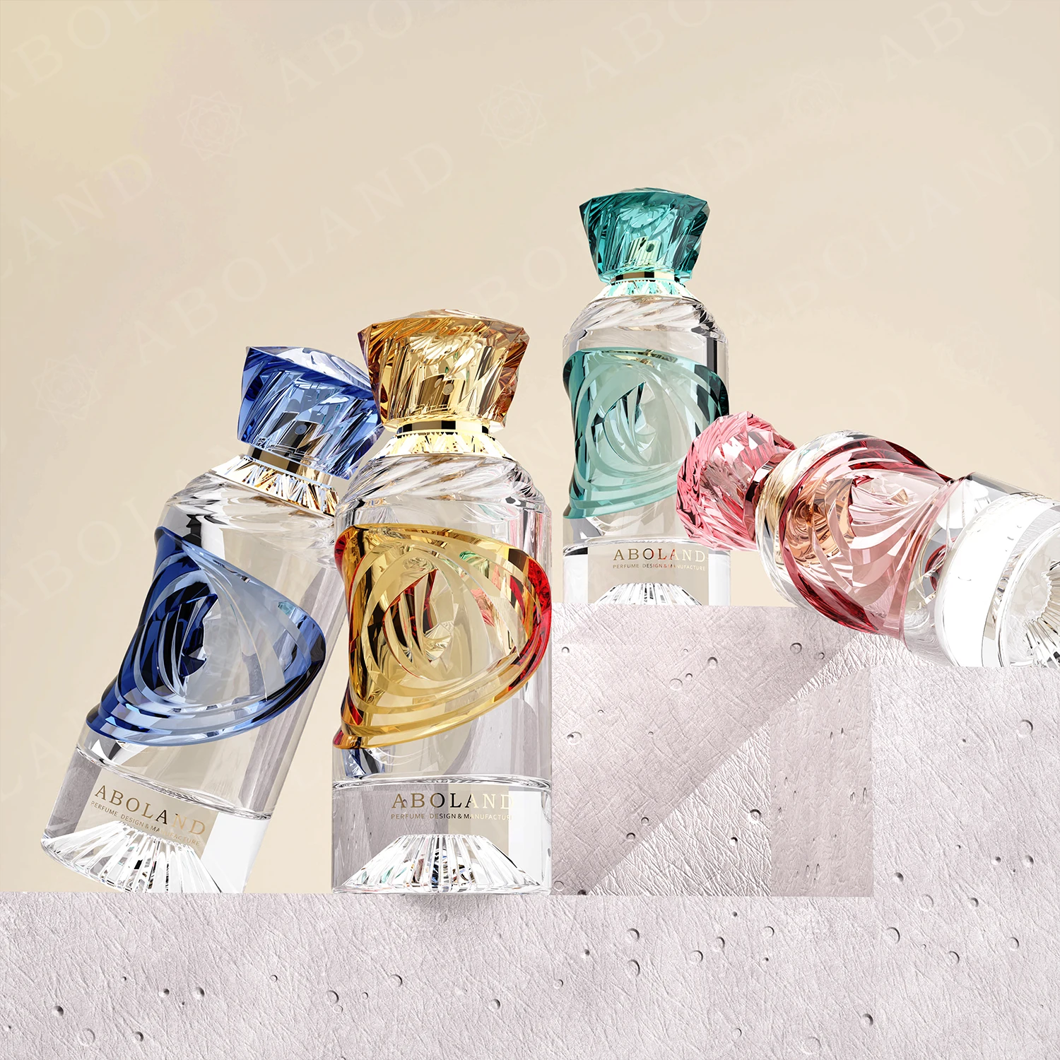 トールペイント作品　Perfume Bottles Juliz Design Post : Up-Cycled Perfume Bottles - Craft Consortium